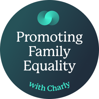 Charly Promoting Family Equality badge
