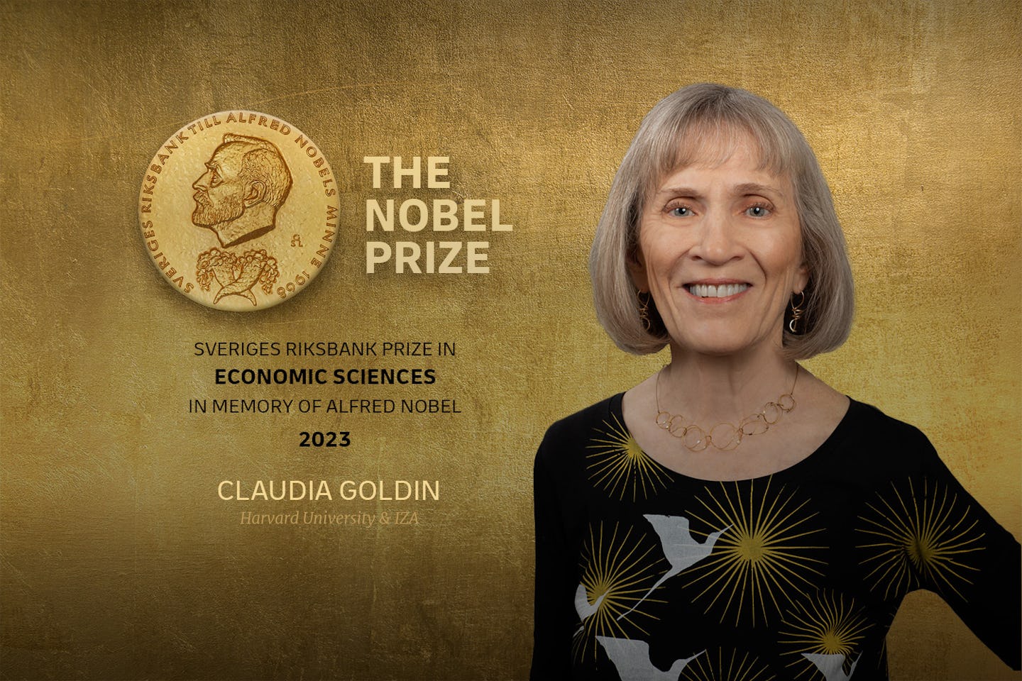 Claudia Goldin Nobel Prize winner 2023